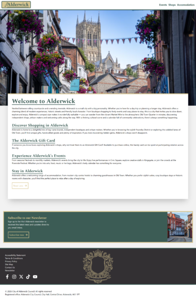 Visit Alderwick Website